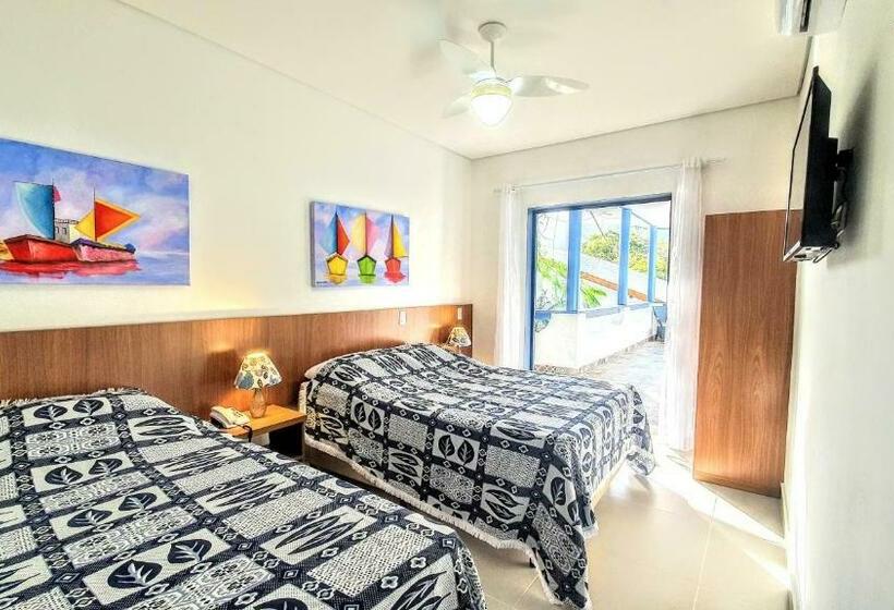 غرفة قياسية ثلاثية, Brisa Do Mar Barê Praia Hotel   Praia De Barequeçaba