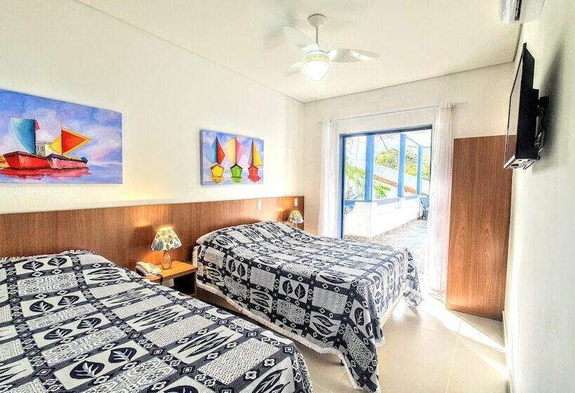 غرفة قياسية ثلاثية, Brisa Do Mar Barê Praia Hotel   Praia De Barequeçaba
