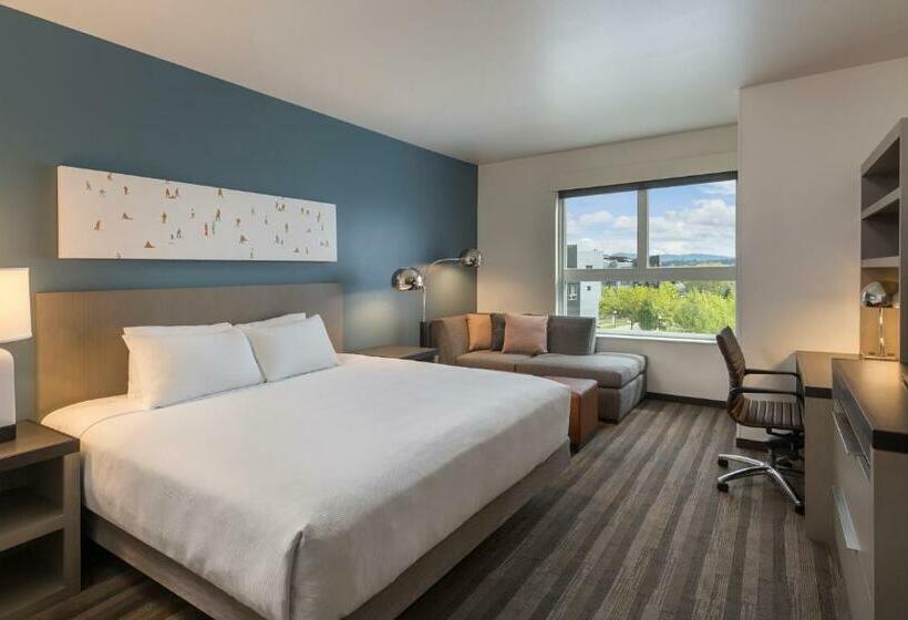 غرفة قياسية سرير كينج لذوى الإحتياجات الخاصة, Hyatt House Portland/beaverton