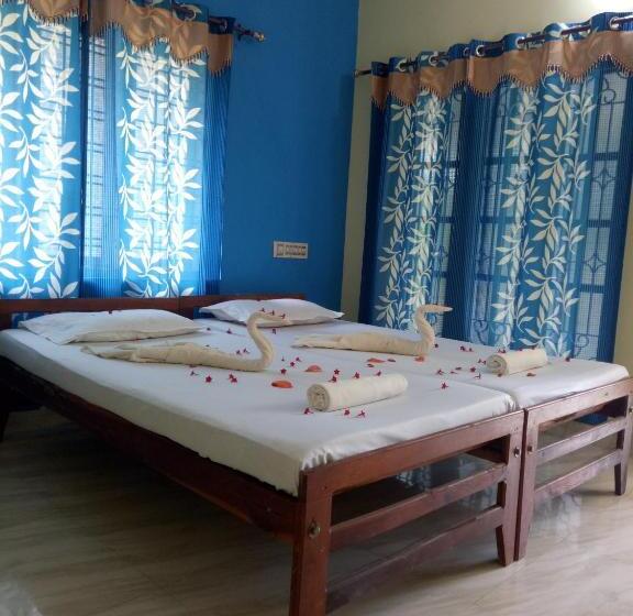 バルコニー付きデラックスルーム, Green Garden Ayurvedic Resort & Green House