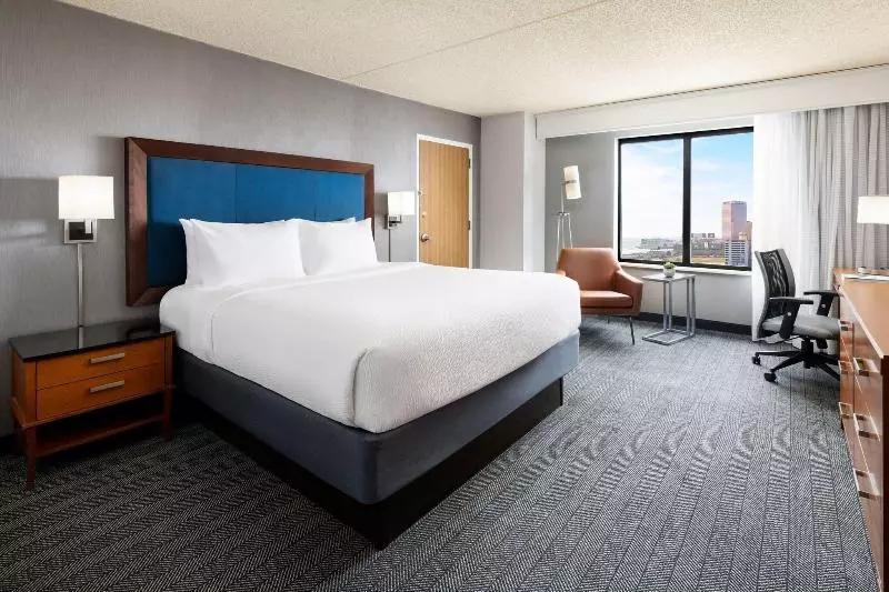 اتاق استاندارد با تخت بزرگ, Courtyard By Marriott Atlantic City Beach Block
