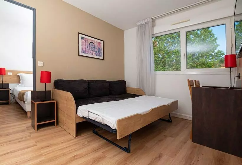 １ベッドルームアパートメント, Apparthotel Privilodges Lyon Lumière