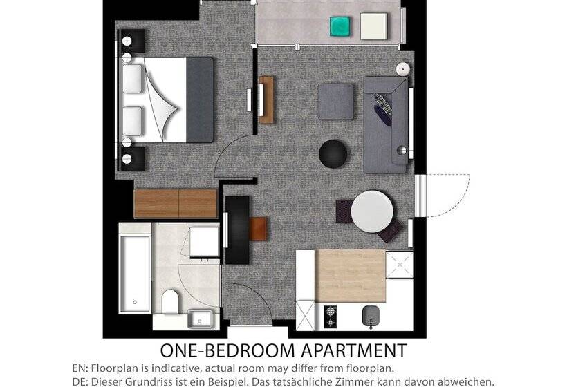 شقة غرفة واحدة, Adina Apartment Hotel Copenhagen