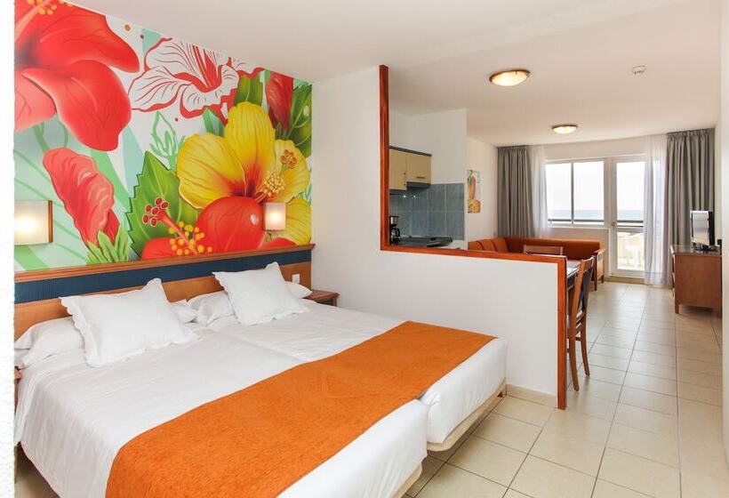 סטודיו סטנדרטי עם נוף לים ומרפסת, Apartamentos Palm Garden By Livvo