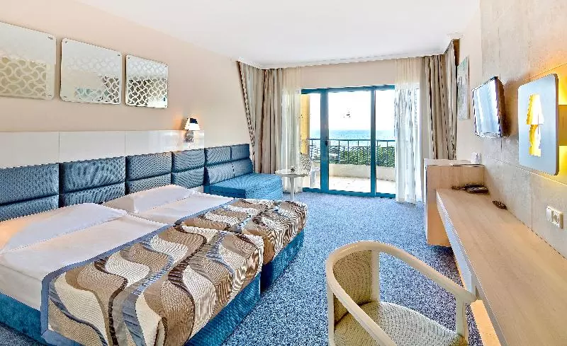 اتاق لوکس با چشم‌انداز دریا, Grifid Arabella Hotel   Ultra All Inclusive & Aquapark