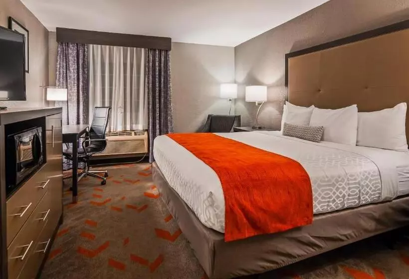 身障者適用キングサイズベッドルーム, Best Western Plus North Joliet