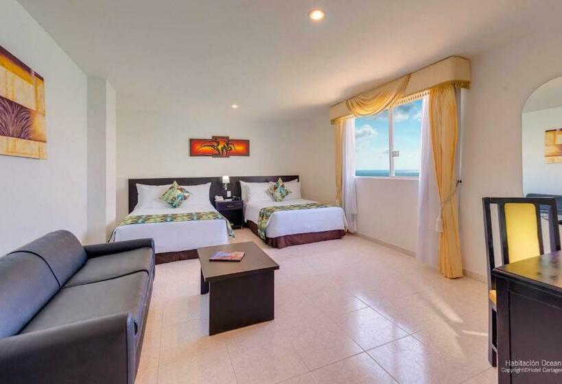 غرفة سوبيريور مطلّة علي البحر, Cartagena Plaza
