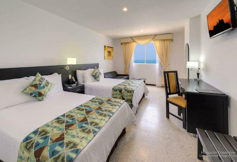 غرفة سوبيريور مطلّة علي البحر, Cartagena Plaza