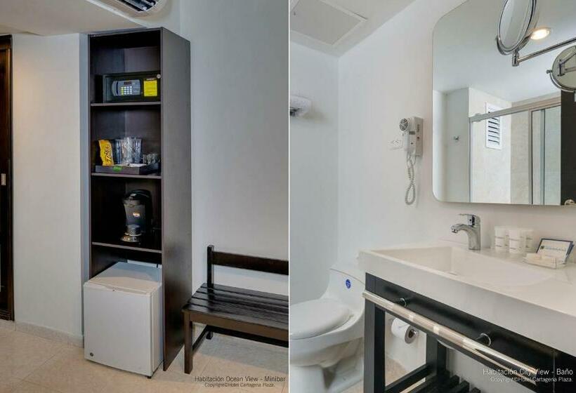 غرفة سوبيريور مطلّة علي البحر, Cartagena Plaza