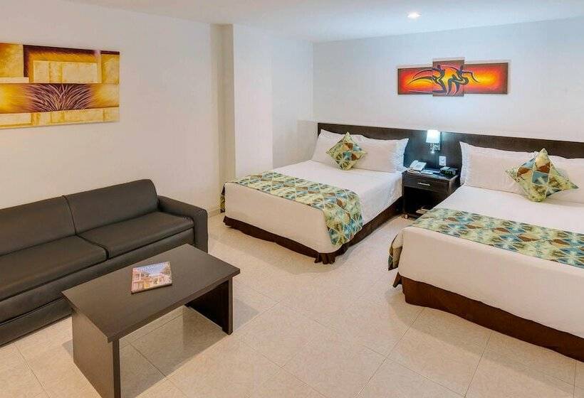 غرفة سوبيريور مطلّة علي البحر, Cartagena Plaza