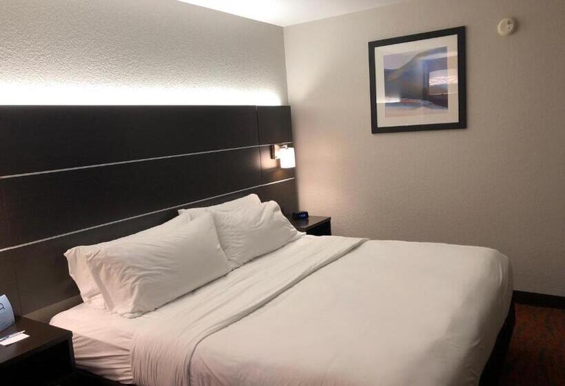 מיטת קינג בסוויטה, Holiday Inn Express Metropolis, An Ihg