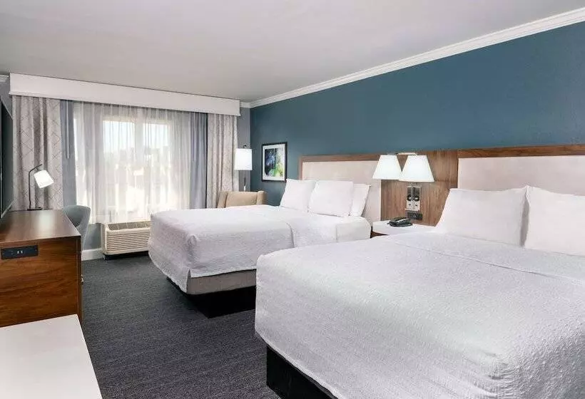 ２ダブルベッドのスタンダードルーム, Hampton Inn Savannah Historic District