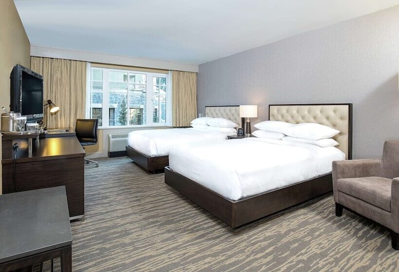 ２ダブルベッドのスタンダードルーム, Hilton Whistler Resort & Spa
