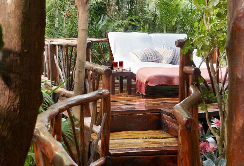 带花园景观和一个卧室的别墅, Viceroy Riviera Maya, A Luxury Villa Resort