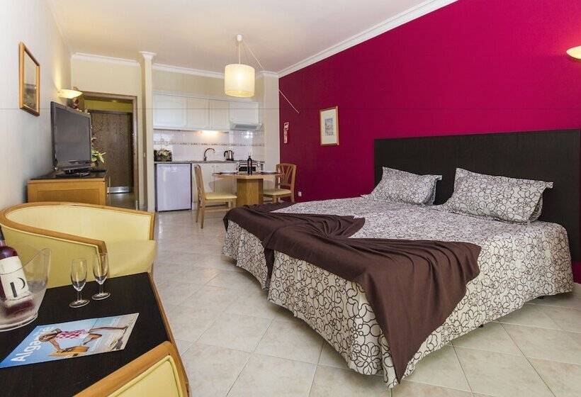 标准工作室带泳池景, Aparthotel Paladim & Alagoamar