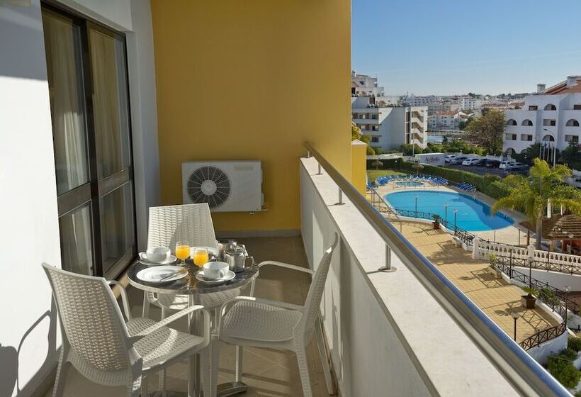 带1个卧室带泳池的公寓, Aparthotel Paladim & Alagoamar