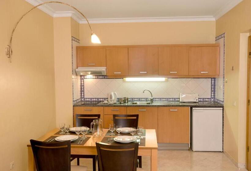 带城市景观带一个卧室的公寓, Aparthotel Paladim & Alagoamar