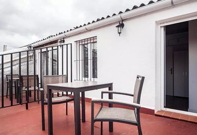 اتاق استاندارد با تراس, Hostal Inter Plaza Mayor Auto Check In