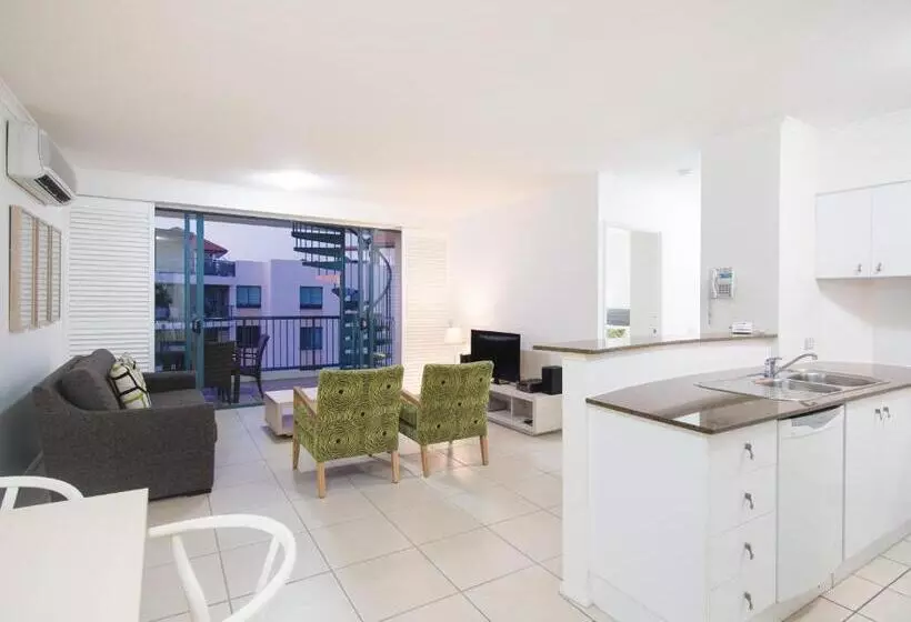 ペントハウス２ベッドルームアパート, Oaks Sunshine Coast Seaforth Resort