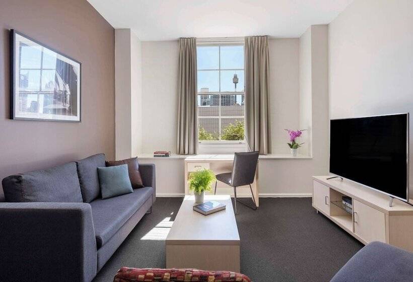 침실 2개 아파트, Oaks Sydney Goldsbrough Suites