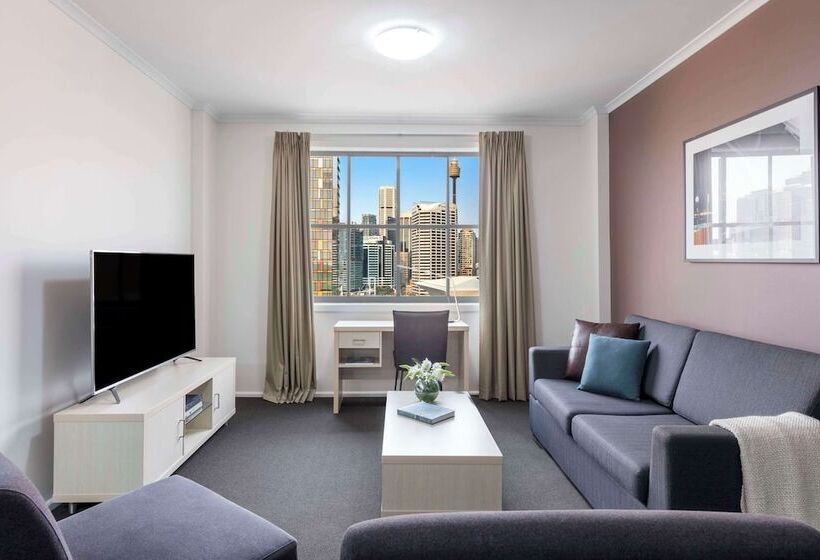 2 베드룸 이그제큐티브 아파트, Oaks Sydney Goldsbrough Suites