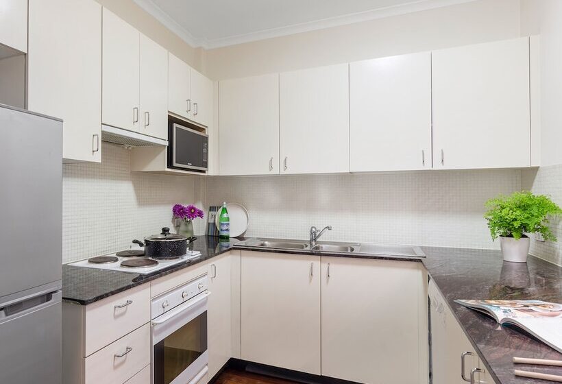 침실 2개 아파트, Oaks Sydney Goldsbrough Suites