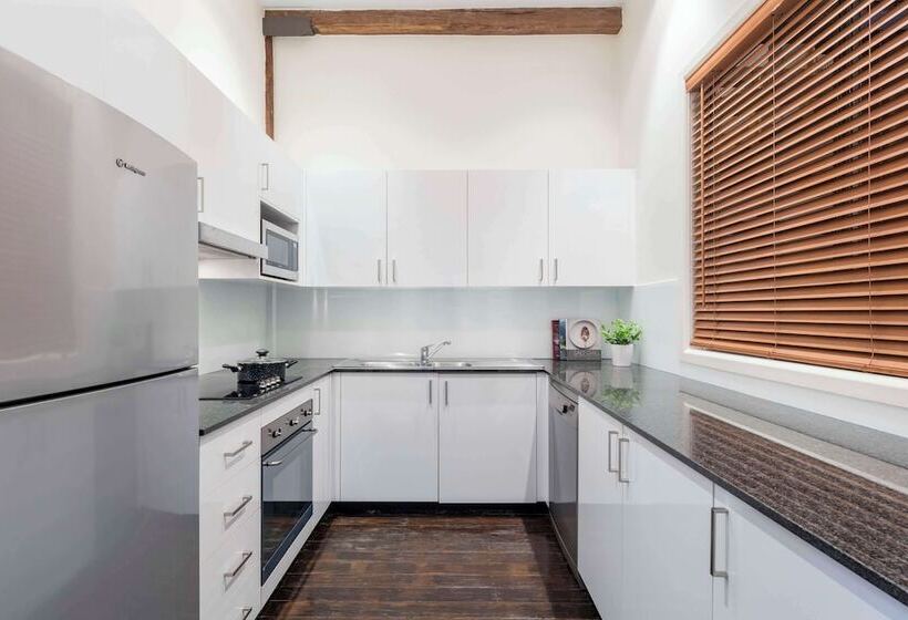 침실 2개 아파트, Oaks Sydney Goldsbrough Suites