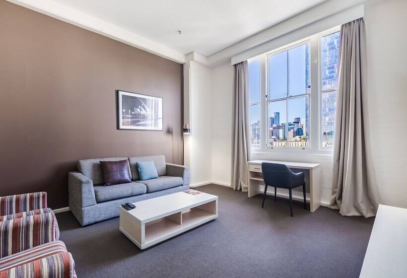 침실 2개 아파트, Oaks Sydney Goldsbrough Suites