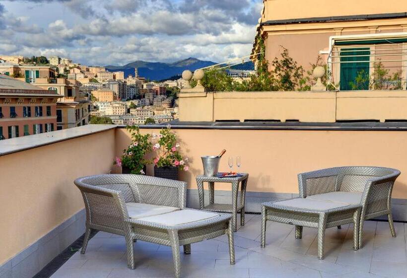 Полулюкс Одноместный с Террасой, Meliá Genova