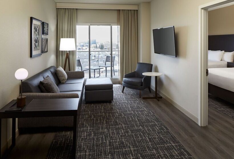 2 Bedroom Suite with Balcony, Residence Inn By Marriott Montreal Airport