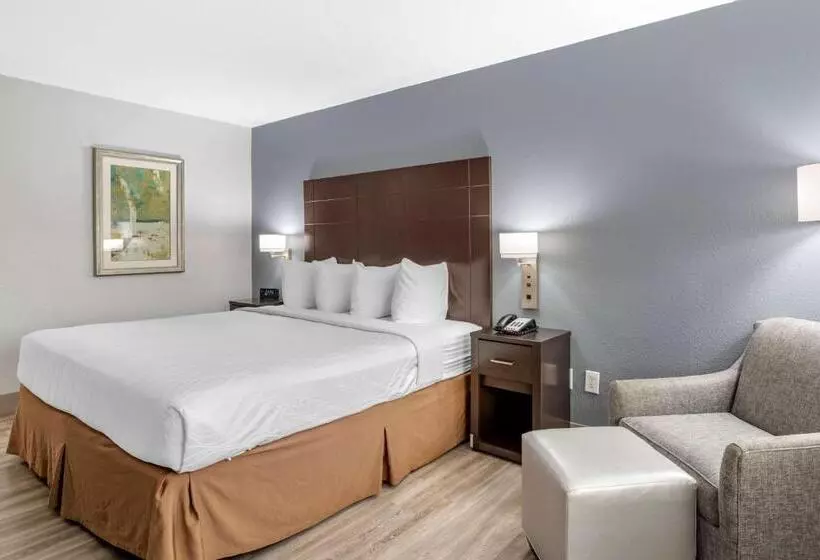 キングサイズベッドのスタンダードルーム, Best Western Plus Orange County