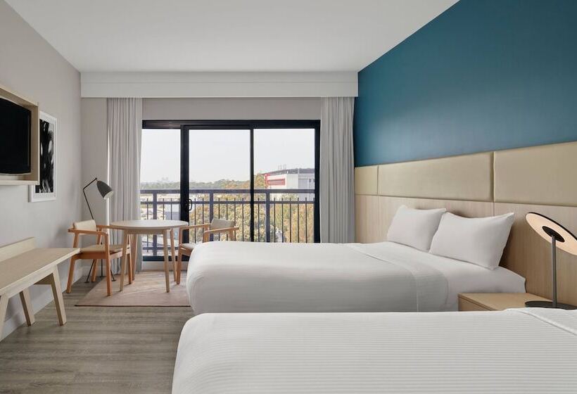 带2个双人床的标准工作室, Courtyard By Marriott Sydney North Ryde