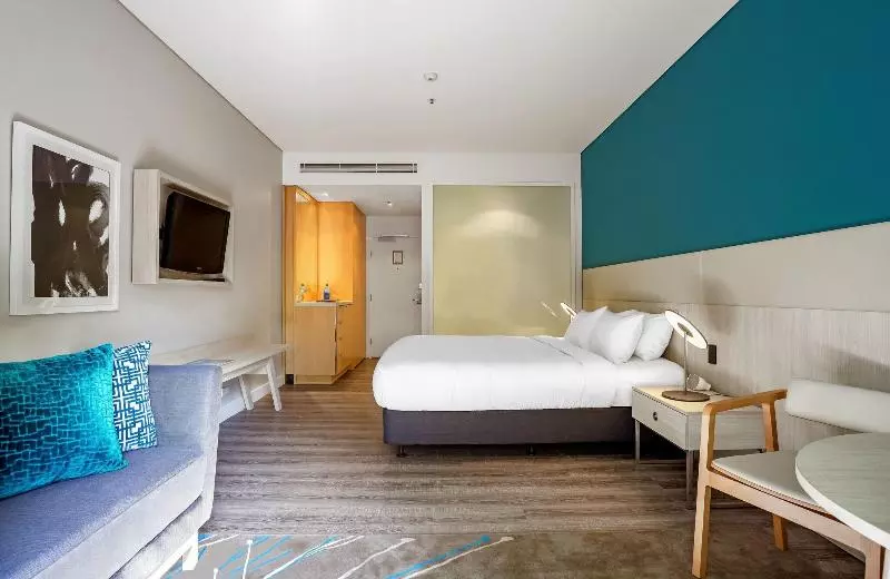 キングサイズベッドのスタンダードルーム, Courtyard By Marriott Sydney North Ryde
