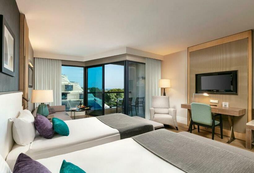 חדר דלוקס צדדי נוף לים, Susesi Luxury Resort