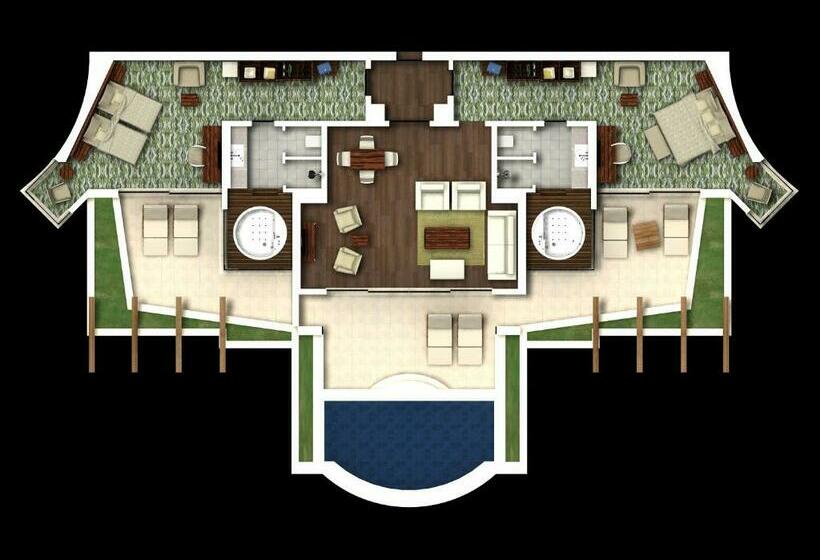 סוויטה מלכותית, Susesi Luxury Resort