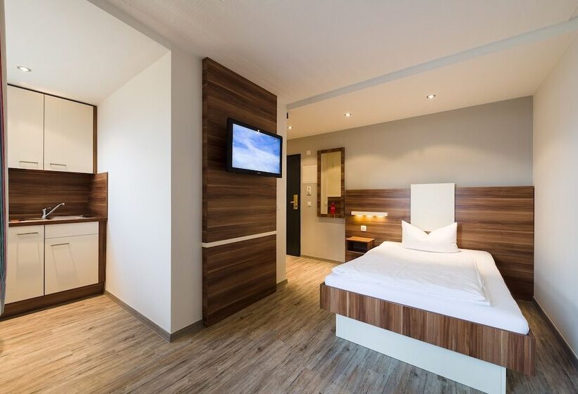 高级单人间, Central Hotel Apart München