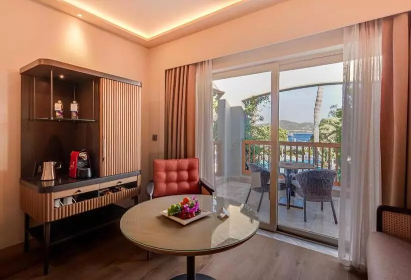 キングサイズベッドのデラックスルーム, Divan Bodrum Palmira