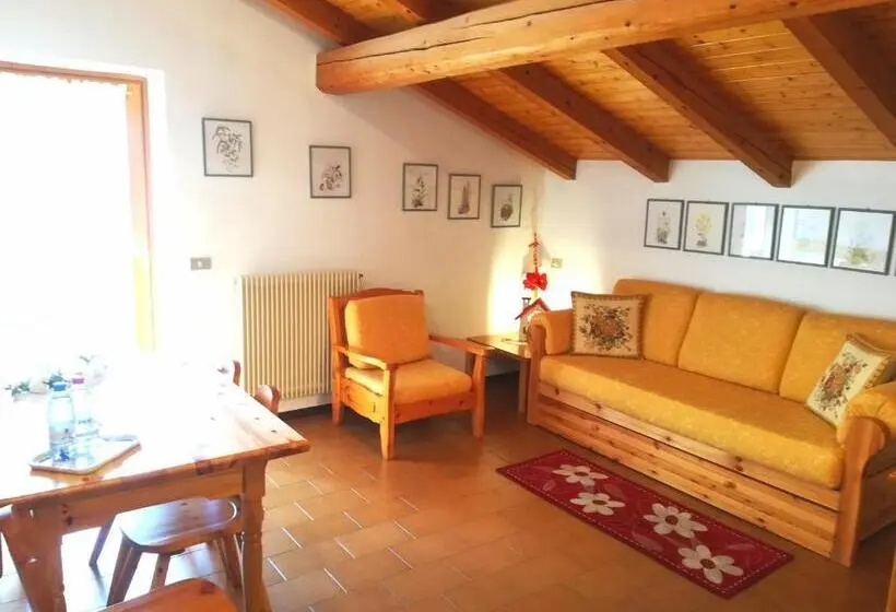 景色の見える一ベッドルームアパートメント, Albergo Garnì Maso Mistrin