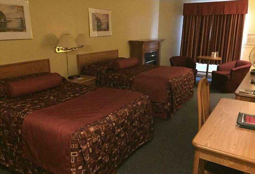 غرفه قياسيه سريرين مزدوجين, Shallow Bay Motel & Cabins Conference Centre