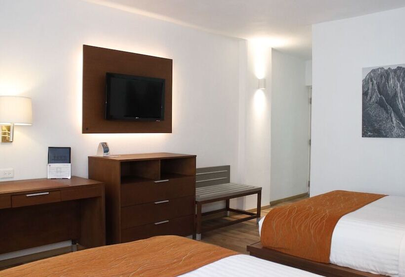 2ダブルベッドのスタンダードルーム, Comfort Inn Monterrey Valle