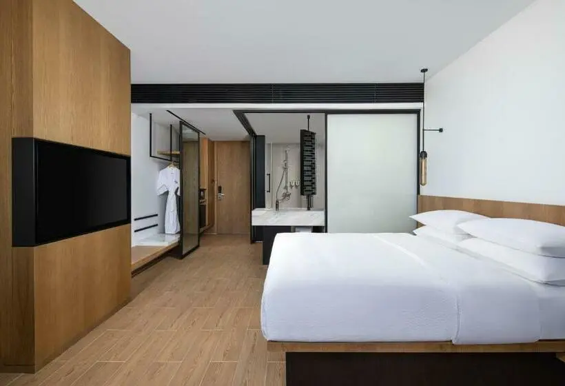キングサイズベッドのスーペリアルーム, Fairfield By Marriott Guiyang Guanshanhu
