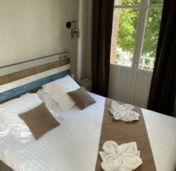 オーシャンビュースタンダードルーム, Logis Hôtel  Restaurant Le Relais Guillaume De Normandy