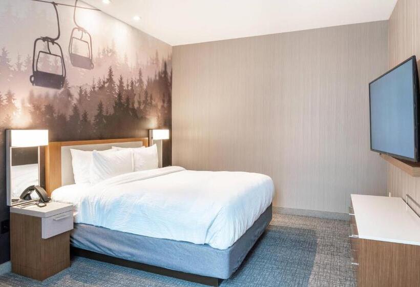מיטת קינג בסוויטה, Courtyard By Marriott Salt Lake City Cottonwood