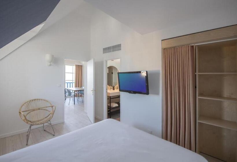 带1个卧室带花园景观的公寓, Ibis Styles Deauville Villers Plage