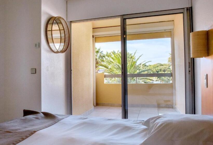 شقة غرفة نوم واحدة مزودة بتراس مطلة على البحر, Hotel Les Bulles de Mer