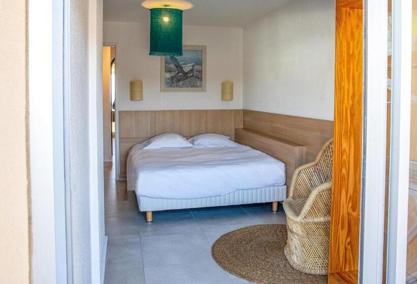 شقة غرفة نوم واحدة مزودة بتراس مطلة على البحر, Hotel Les Bulles de Mer