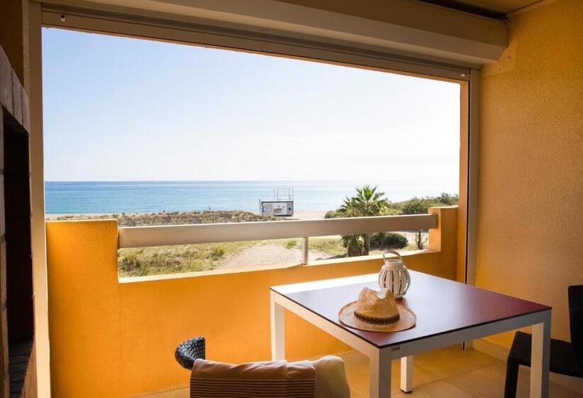 شقة غرفة نوم واحدة مزودة بتراس مطلة على البحر, Hotel Les Bulles de Mer