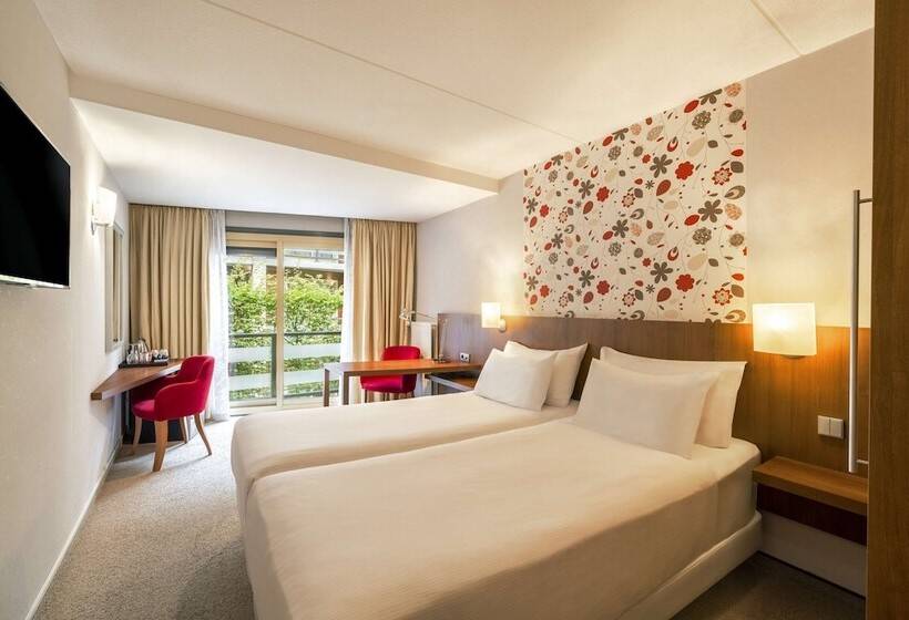 스탠다드 테라스 룸, Fletcher Hotel Restaurant Sparrenhorst Veluwe