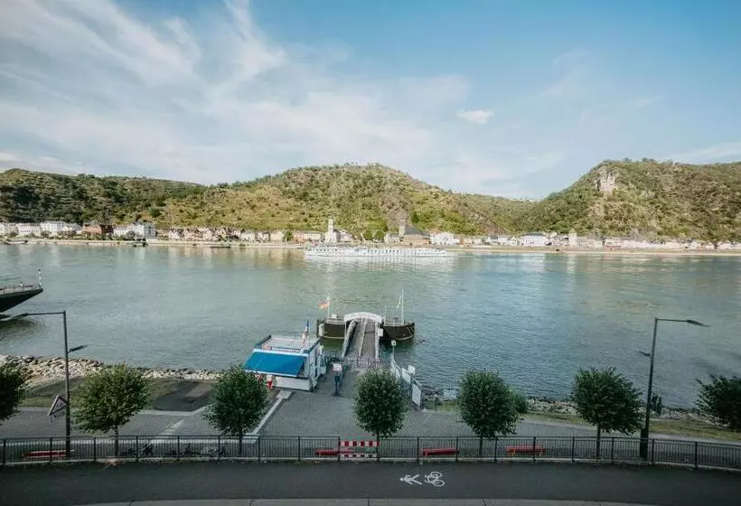 景色の見えるスタンダードシングルルーム, Rheinfels