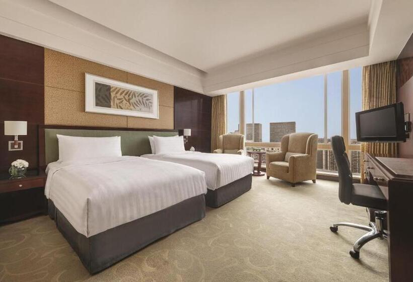 غرفة ديلوكس مطلة على المدينة, Shangrila Chengdu